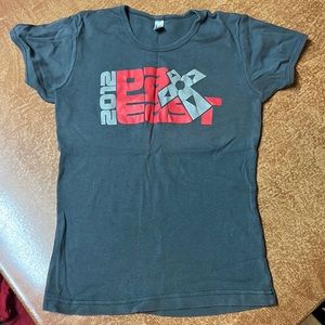 Women’s gray 2012 PAX East convention tshirt
